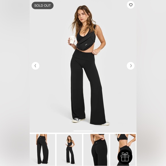 Oner Active Pants - Oner active fold over straight leg